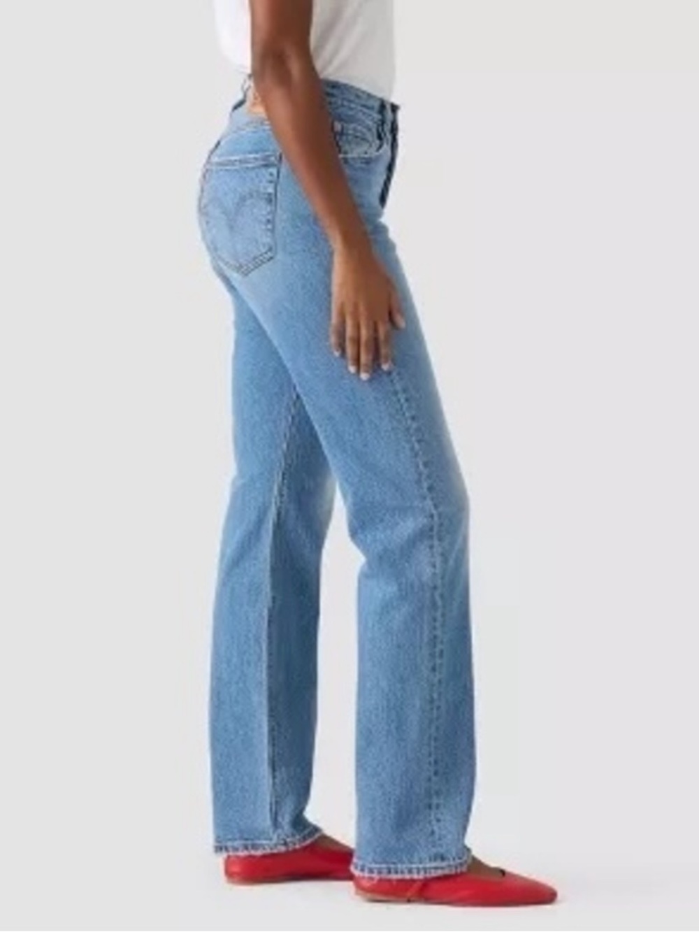 Levi's 501c (curve) Straight Leg Jeans in Light Blue - sz 29